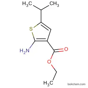 Molecular Structure of 65416-85-5 (2-Amino-5-isopropyl-thiophene-3-carboxylic acid ethyl ester ,97%)