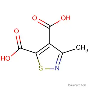 Molecular Structure of 67048-61-7 (4,5-Isothiazoledicarboxylic acid, 3-methyl-)