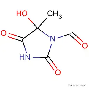 Molecular Structure of 77719-76-7 (1-Imidazolidinecarboxaldehyde, 5-hydroxy-5-methyl-2,4-dioxo-)