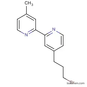 Molecular Structure of 104704-11-2 (2,2'-Bipyridine, 4-(3-bromopropyl)-4'-methyl-)