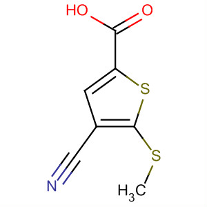 4-Cyano-5-(methylthio)thiophene-2-carboxylic acid