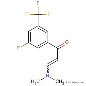 Molecular Structure of 154258-42-1 ((E)-3-(dimethylamino)-1-[3-fluoro-5-(trifluoromethyl)phenyl]-2-propen-1-one)