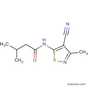 Molecular Structure of 162702-04-7 (Butanamide, N-(4-cyano-3-methyl-5-isothiazolyl)-3-methyl-)