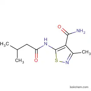 Molecular Structure of 162702-36-5 (4-Isothiazolecarboxamide, 3-methyl-5-[(3-methyl-1-oxobutyl)amino]-)