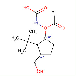 Molecular Structure of 167081-31-4 (Carbamic acid, [(1R,3S)-3-(hydroxymethyl)cyclopentyl]-,
1,1-dimethylethyl ester, rel-)