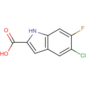 1H-Indole-2-carboxylic acid, 5-chloro-6-fluoro-