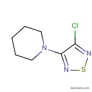 Molecular Structure of 173053-54-8 (1-(4-CHLORO-[1,2,5]THIADIAZOL-3-YL)-PIPERIDINE)