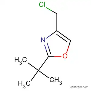 Molecular Structure of 198075-82-0 (Oxazole, 4-(chloromethyl)-2-(1,1-dimethylethyl)-)
