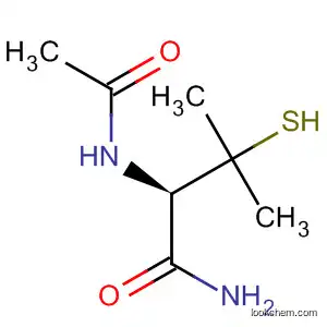 Molecular Structure of 210281-91-7 (Butanamide, 2-(acetylamino)-3-mercapto-3-methyl-, (2R)-)