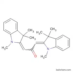 Molecular Structure of 24293-93-4 (1,3-Bis(1,3-dihydro-1,3,3-trimethyl-2H-indol-2-ylidene)-2-propanone)