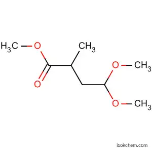 Molecular Structure of 25252-24-8 (2-Methyl-4,4-dimethoxybutanoic acid methyl ester)