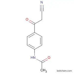 Molecular Structure of 252895-07-1 (N-[4-(CYANOACETYL)PHENYL]-ACETAMIDE)