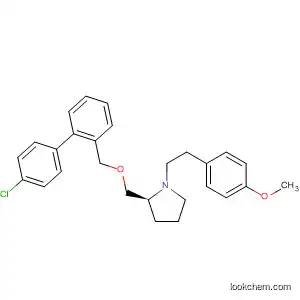 2(S)-[[(4-Chlorophenyl)(phenyl)methoxy]methyl]-1-[2-(4-methoxyphenyl)ethyl]pyrrolidine