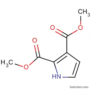 Molecular Structure of 2818-08-8 (1H-Pyrrole-2,3-dicarboxylic acid dimethyl ester)