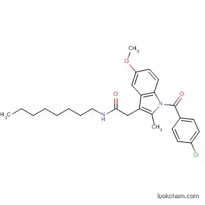 Molecular Structure of 282728-65-8 (INDOMETHACIN N-OCTYL AMIDE)
