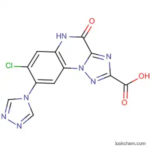 7-Chloro-4-oxo-8-(4H-1,2,4-triazol-4-yl)-4,5-dihydro[1,2,4]triazolo[1,5-a]quinoxaline-2-carboxylic acid