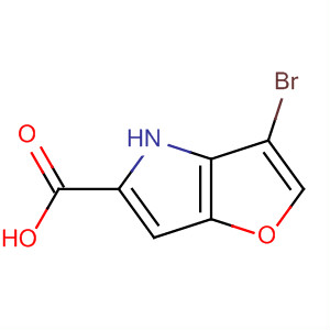 4H-Furo[3,2-b]pyrrole-5-carboxylic acid, 3-bromo-