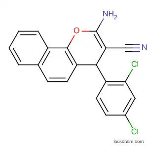 Molecular Structure of 346436-68-8 (2-AMINO-4-(2,4-DICHLOROPHENYL)-4H-BENZO[H]CHROMENE-3-CARBONITRILE)