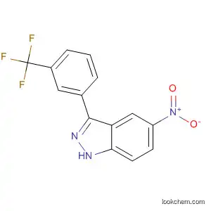 Molecular Structure of 395099-31-7 (3-(3-(trifluoromethyl)phenyl)-5-nitro-1H-indazole)