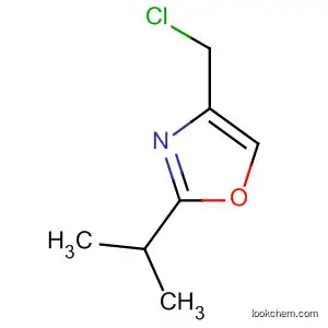 Molecular Structure of 39624-97-0 (4-CHLOROMETHYL-2-ISOPROPYLOXAZOLE)