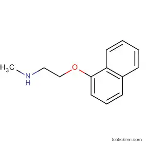 Molecular Structure of 50882-69-4 (Ethanamine, N-methyl-2-(1-naphthalenyloxy)-)