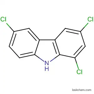 Molecular Structure of 58910-95-5 (9H-Carbazole, 1,3,6-trichloro-)
