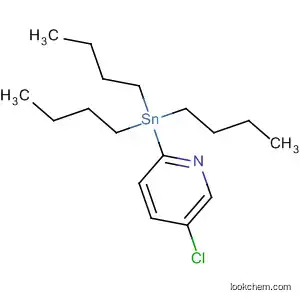 Molecular Structure of 611168-63-9 (5-Chloro-2-(tributylstannyl)pyridine)