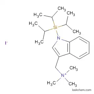 trimethyl-[(1-triisopropylsilylindol-3-yl)methyl]ammonium iodide