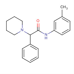 1-Piperidineacetamide, N-(3-methylphenyl)-4-phenyl-