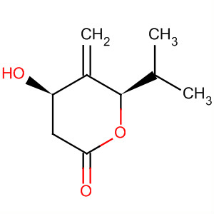 2H-PYRAN-2-ONE,TETRAHYDRO-4-HYDROXY-5-METHYLENE-6-(ISOPROPYL)-,(4R,6R)-