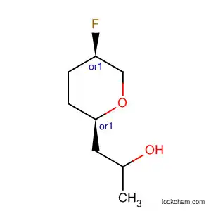 Molecular Structure of 645413-16-7 (2H-Pyran-2-propanol,5-fluorotetrahydro-,(2R,5R)-rel-(9CI))