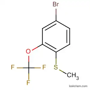 Molecular Structure of 647856-10-8 (4-BroMo-2-(trifluoroMethoxy)thioanisole)