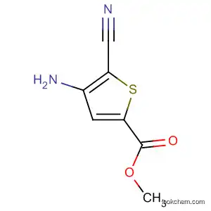 Molecular Structure of 648412-51-5 (Methyl 4-aMino-5-cyanothiophene-2-carboxylate)