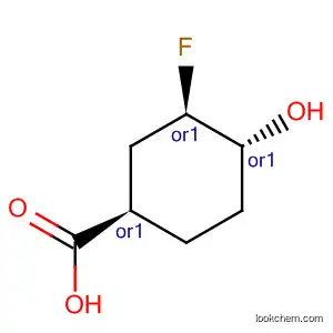 시클로헥산카르복실산, 3-플루오로-4-히드록시-, (1R,3R,4R)-rel-(9CI)