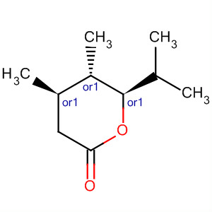 2H-PYRAN-2-ONE,TETRAHYDRO-4,5-DIMETHYL-6-(1-METHYLETHYL)-,(4R,5S,6R)-REL-