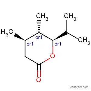 2H-Pyran-2-one,tetrahydro-4,5-dimethyl-6-(1-methylethyl)-,(4R,5S,6R)-rel-(9CI)