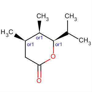 2H-PYRAN-2-ONE,TETRAHYDRO-4,5-DIMETHYL-6-(1-METHYLETHYL)-,(4R,5R,6R)-REL-