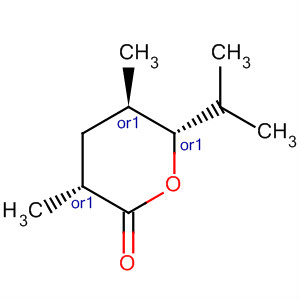 2H-PYRAN-2-ONE,TETRAHYDRO-3,5-DIMETHYL-6-(1-METHYLETHYL)-,(3R,5R,6S)-REL-