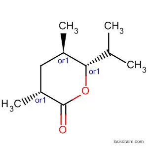 2H-Pyran-2-one,tetrahydro-3,5-dimethyl-6-(1-methylethyl)-,(3R,5R,6S)-rel-(9CI)