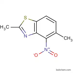 Molecular Structure of 650635-66-8 (Benzothiazole, 2,5-dimethyl-4-nitro- (9CI))
