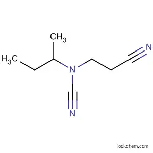 Molecular Structure of 651718-10-4 (Cyanamide, (2-cyanoethyl)(1-methylpropyl)- (9CI))