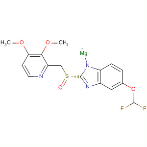 1H-Benzimidazole,5-(difluoromethoxy)-2-[(R)-[(3,4-dimethoxy-2-pyridinyl)methyl]sulfinyl]-,magnesiumsalt