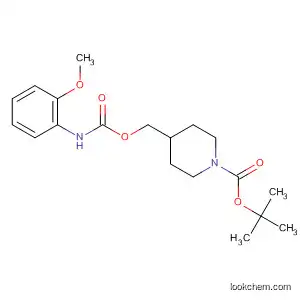 1-Piperidinecarboxylic acid,
4-[[[[(2-methoxyphenyl)amino]carbonyl]oxy]methyl]-, 1,1-dimethylethyl
ester