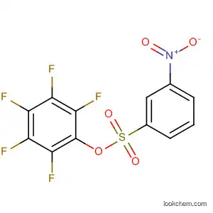 Molecular Structure of 663175-93-7 (2,3,4,5,6-PENTAFLUOROPHENYL 3-NITROBENZENESULPHONATE)