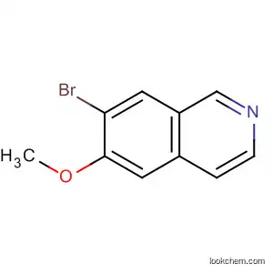 Molecular Structure of 666735-07-5 (7-bromo-6-methoxyIsoquinoline)