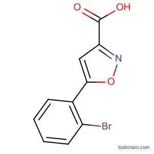 Molecular Structure of 668971-60-6 (5-(2-BROMOPHENYL)-3-ISOXAZOLECARBOXYLIC ACID)