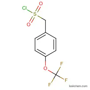 Molecular Structure of 683813-55-0 ((4-(trifluoromethoxy)phenyl)methanesulfonyl chloride)