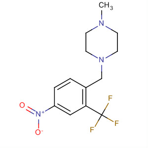 1-Methyl-4-[[4-nitro-2-(trifluoromethyl)phenyl]methyl]-piperazine