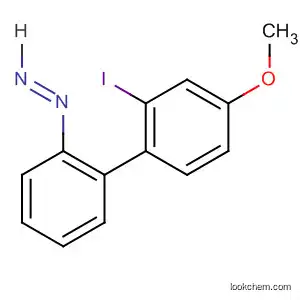 Molecular Structure of 791596-12-8 (Diazene, (2-iodo-4-methoxyphenyl)phenyl-)