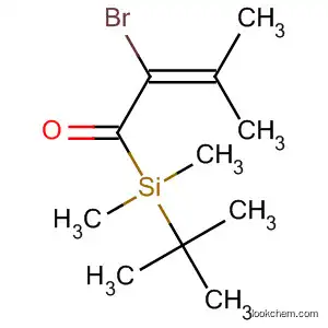 Molecular Structure of 80594-38-3 (Silane, (2-bromo-3-methyl-1-oxo-2-butenyl)(1,1-dimethylethyl)dimethyl-)